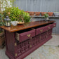 Stunning Solid Oak Carved Younger Toledo Sideboard