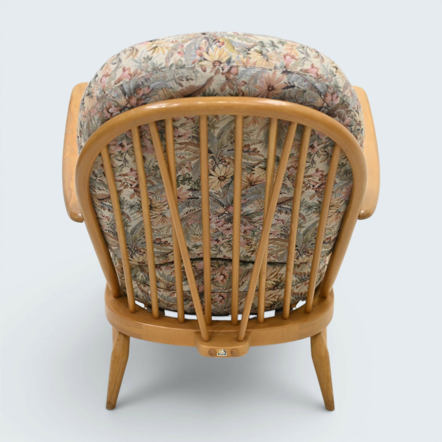 Ercol Windsor Easy Chair Model 203 1970s Blue Label Light Finish FREE Delivery*