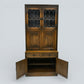 Old Charm Wall Unit Bookcase Display Bureau/Drinks Light Oak FREE UK Delivery*