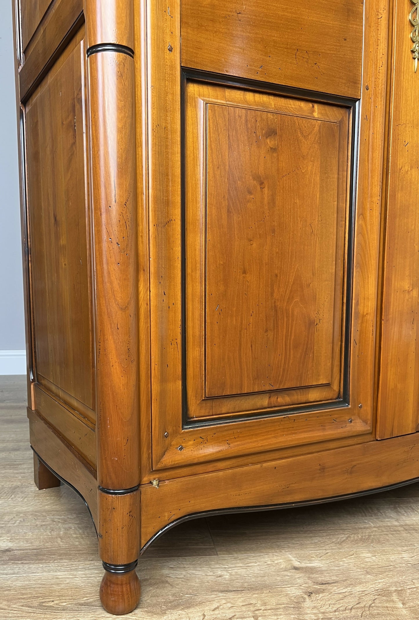 Wardrobe Vintage French Ehalt Six Door Carved Armoire Cabinet LOT 6112