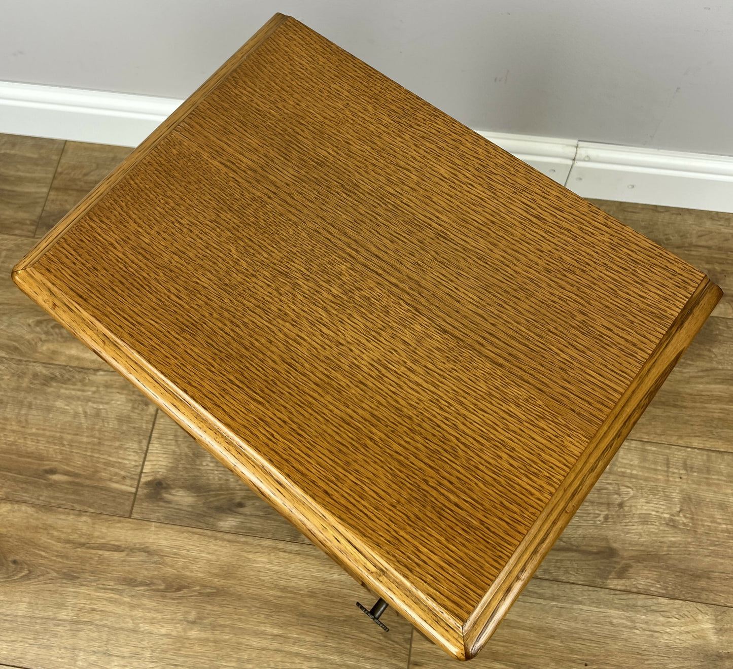 Pair of Bedside Tables Vintage French Louis Oak Nightstands Cabinets LOT 6217
