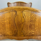 Bed Vintage French Louis XVI Oak Double Bed Frame Carved Headboard LOT 3699