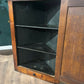Georgian Oak with Mahogany Cross Banding Corner Cupboard