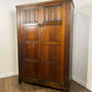Vintage Priory Style Oak Double Wardrobe
