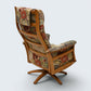 Ercol Reclining Armchair Swivels/Recliner Light Finish Frame FREE UK Delivery*