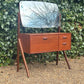 Vintage 1960's Ølholm Møbelfabrik Teak Vanity Table