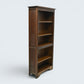 Old Charm Open Bookcase 4 Shelves Carvings Vintage Storage FREE UK Delivery*