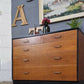Chest of drawers ~ Teak ~ Vintage Industrial ex M.O.D. 1965