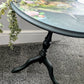 Hand Painted and Decoupaged Small Side Table