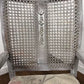 Vintage Painted Grey Cane Back Armchair / Bedroom Chair