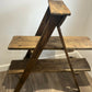 Rustic vintage style stepladder display