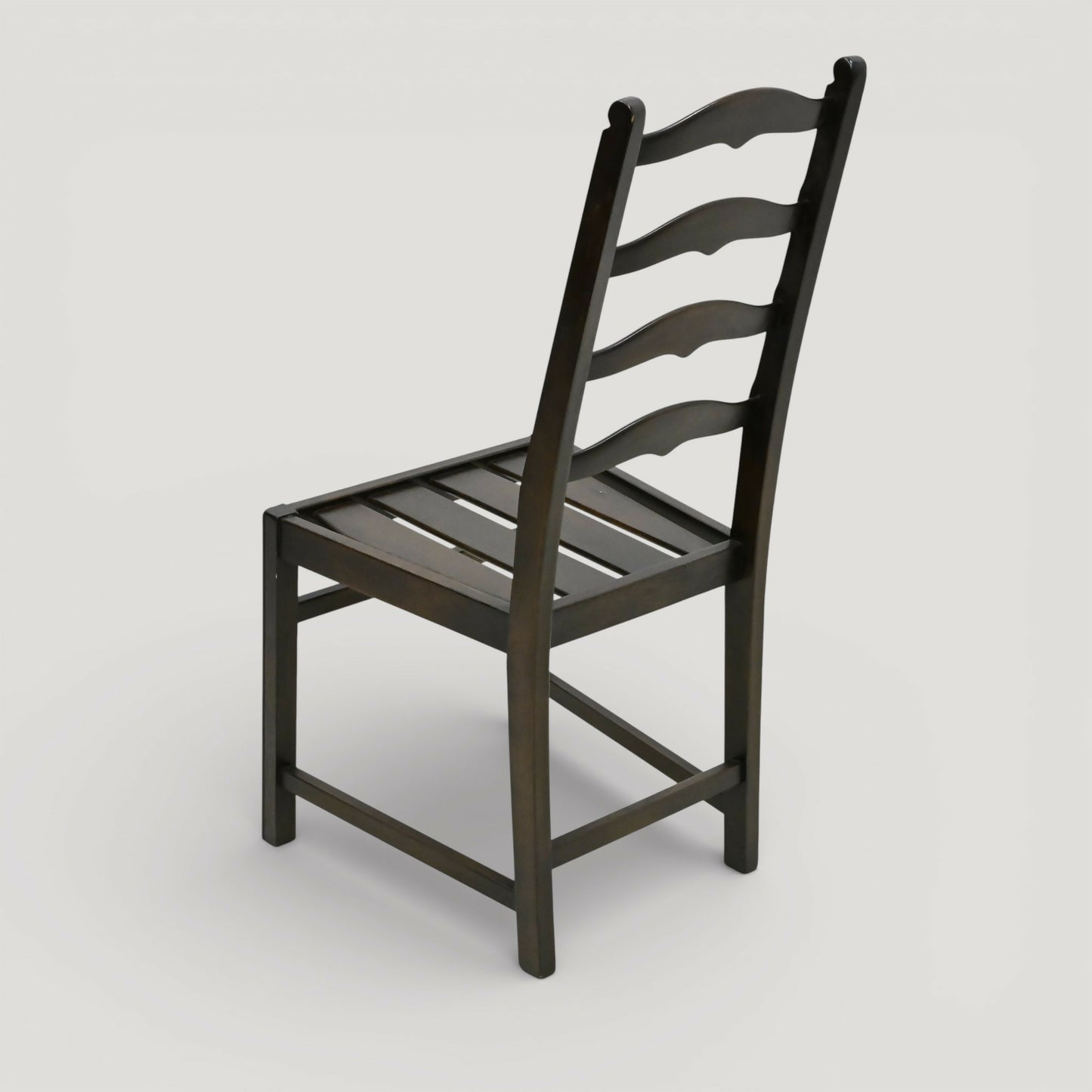 Set of 6 1970s Ercol Ladderback Dining Chairs Dark Finish FREE UK Delivery*