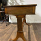 Reproduction Two Drawer Mahogany Side Table