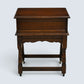 Old Charm Side Table Lamp Table Tudor Brown Finish With Drawer FREE UK Delivery