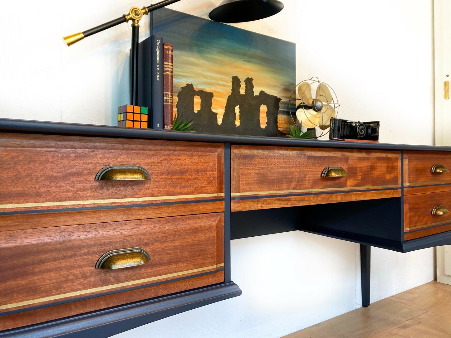 Writing Desk By Stag, 1970s Mid Century
