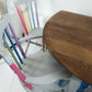 Rainbow Colour Solid Wood Farmhouse Dining Table And Chairs
