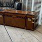 Luxury Handmade Tan Leather Coffee Table Trunk bespoke order for bridle