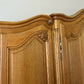 Wardrobe Vintage French Louis XVI Style Oak Four Door Carved Armoire LOT 6385