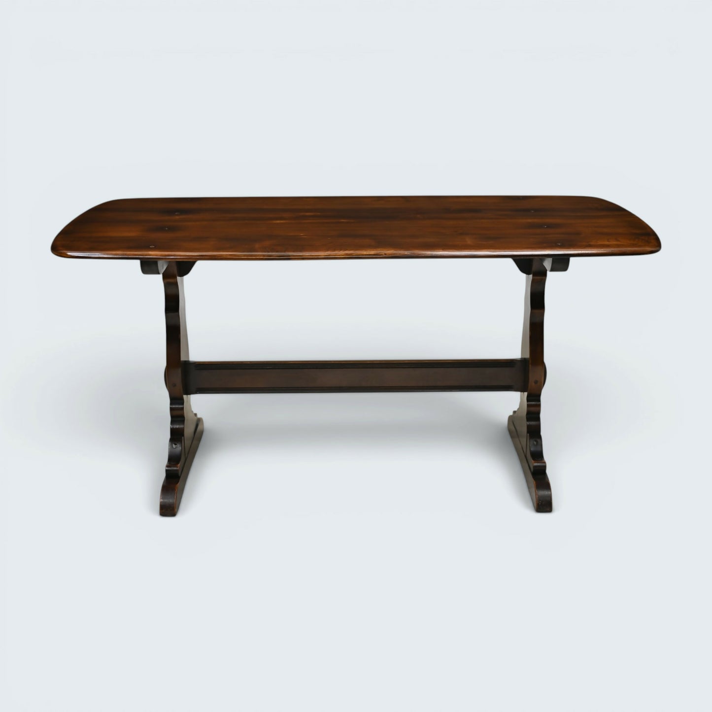 Ercol Refectory Plank Top Dining Table Traditional Finish #155 FREE UK Delivery