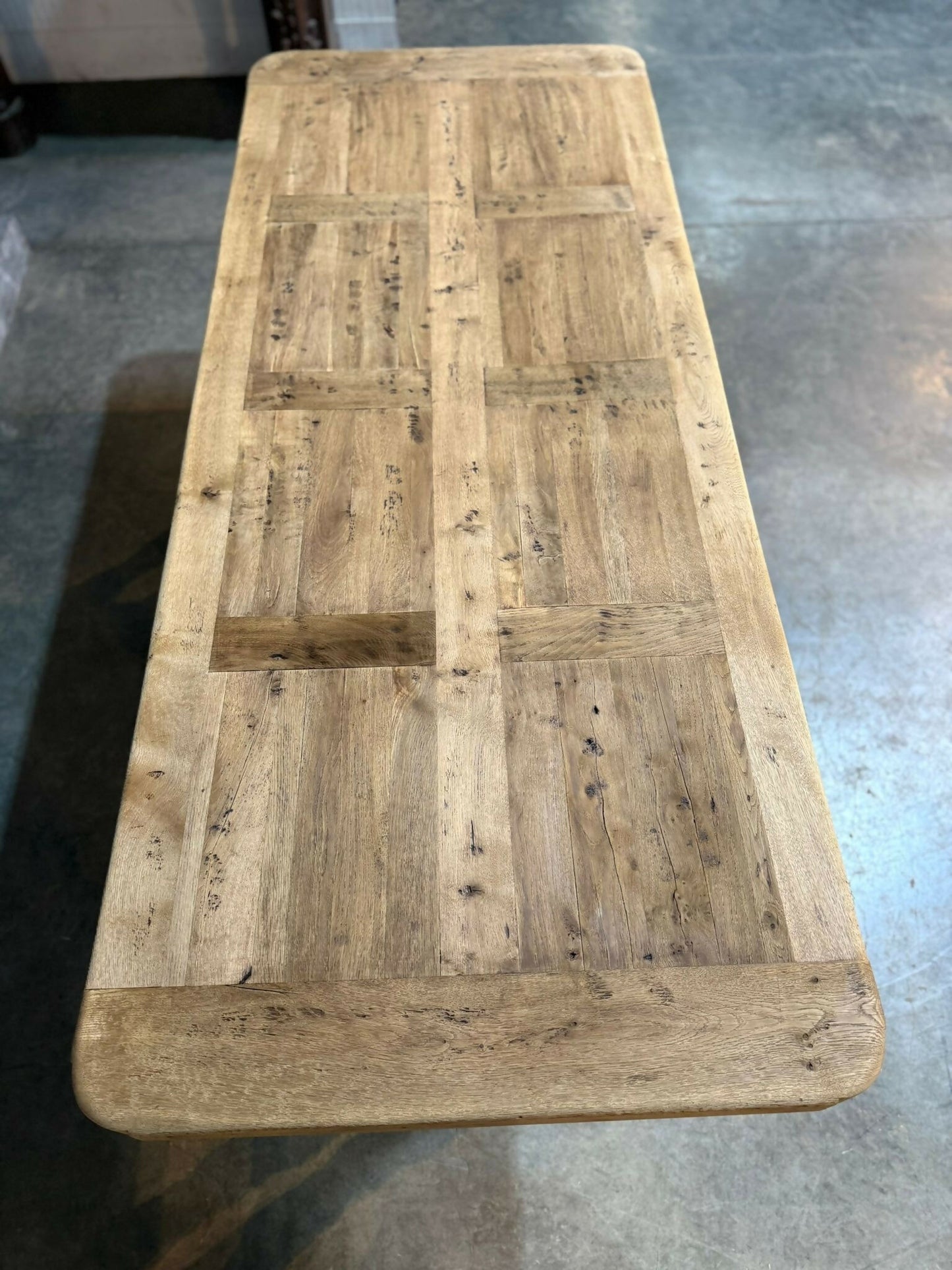 Deep Oak French Farmhouse Dining Table
