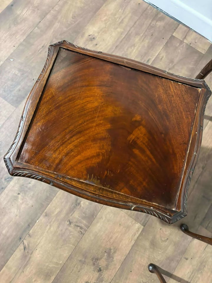 Vintage Mahogany Nest of Three Tables