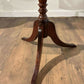 Vintage Reproduction Mahogany Rectangular Tripod Table with Single Drawer
