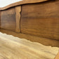 Bed Vintage French Louis XVI Oak Double Bed Frame Carved Headboard LOT 6382