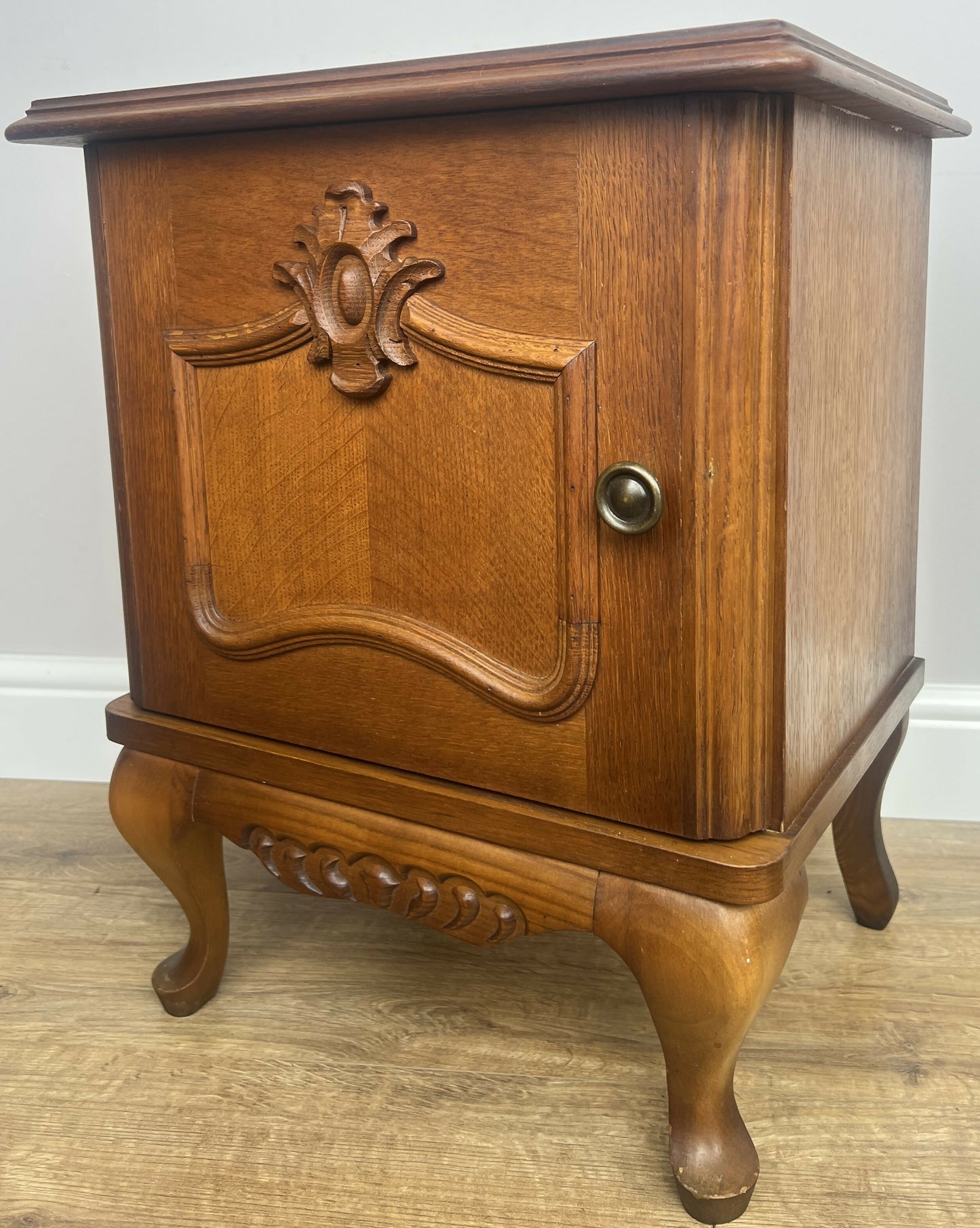 Pair of Bedside Tables Vintage French Louis XVI Nightstands Cabinets LOT 6364