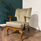 Art Deco Walnut Framed Arm ChairB