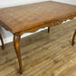Dining Table Vintage French Louis XVI Carved Oak Extendable Table LOT 6356