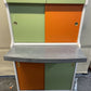 Vintage Kitchenette Upcycled to a Fresh Retro Look