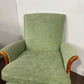Vintage Pair of Parker Knoll Light Green Upholstered Armchairs – Model PK 749-1014