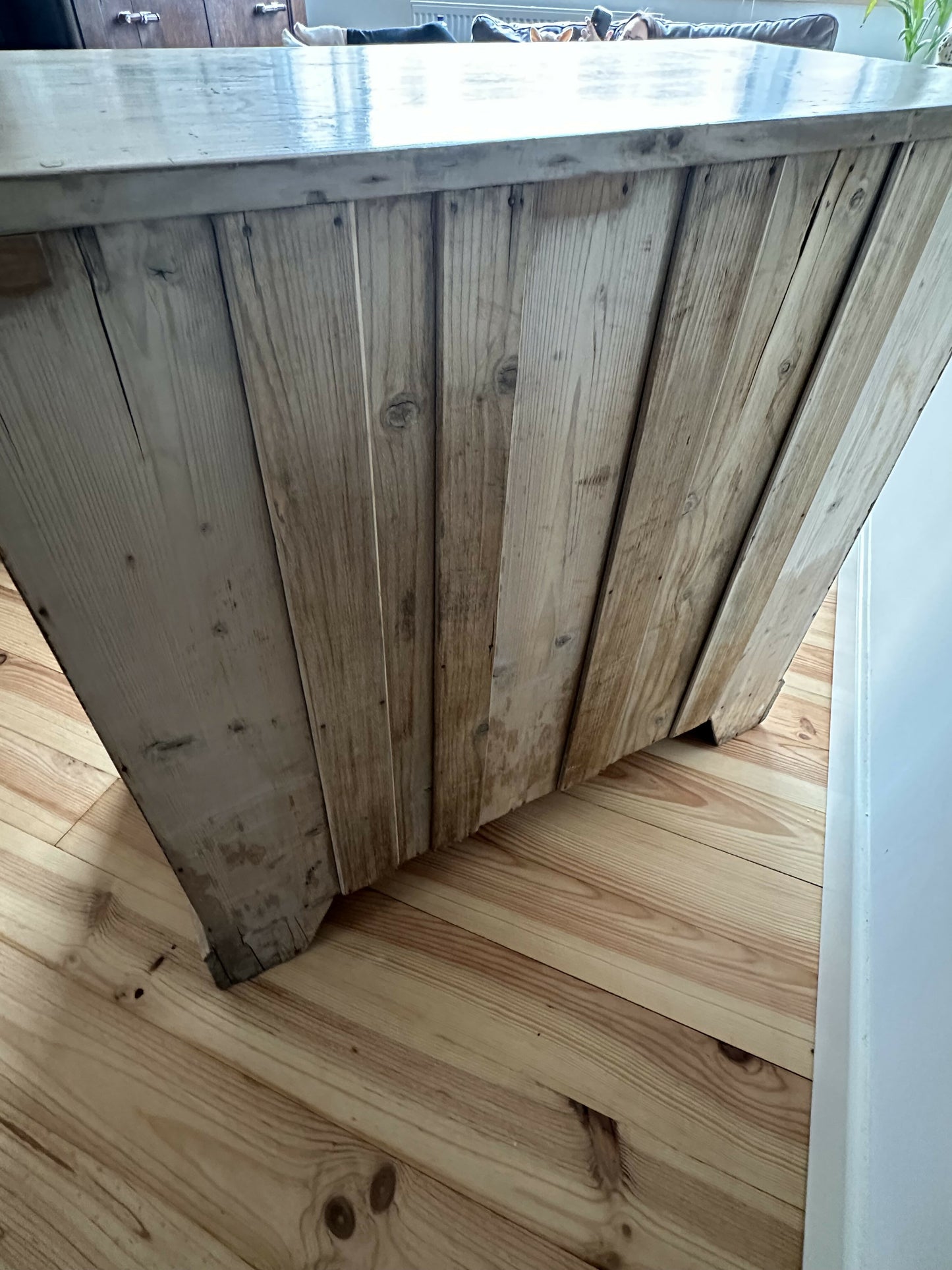 Antique Victorian Pine Chest of Drawers Rustic Solid Stripped Pine