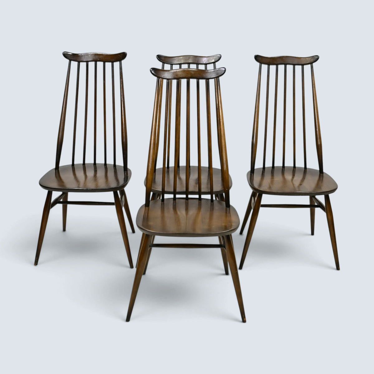 Set Of 6 Ercol Goldsmith Dining Chairs Including 2 Carvers FREE UK Delivery*