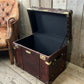 Luxury Hand Dyed Leather Campaign Chest