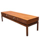 Mid-century long console coffee table by the renowned British makers Greaves and Thomas.