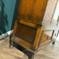 Vintage Oak Wardrobe with Bevelled Mirrorkk