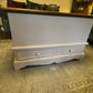 Vintage Painted Pine Chest, Blanket Box, Ottoman