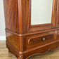 Wardrobe Antique French Two Door Mahogany Mirrored Carved Armoire LOT 6152