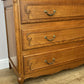 Chest of Drawers Vintage French Louis Oak 3 Drawers Carved Cabinet LOT 6265