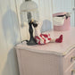 Upcycled French Chest of Drawers: Ballerina Decoupage, Blush Pink
