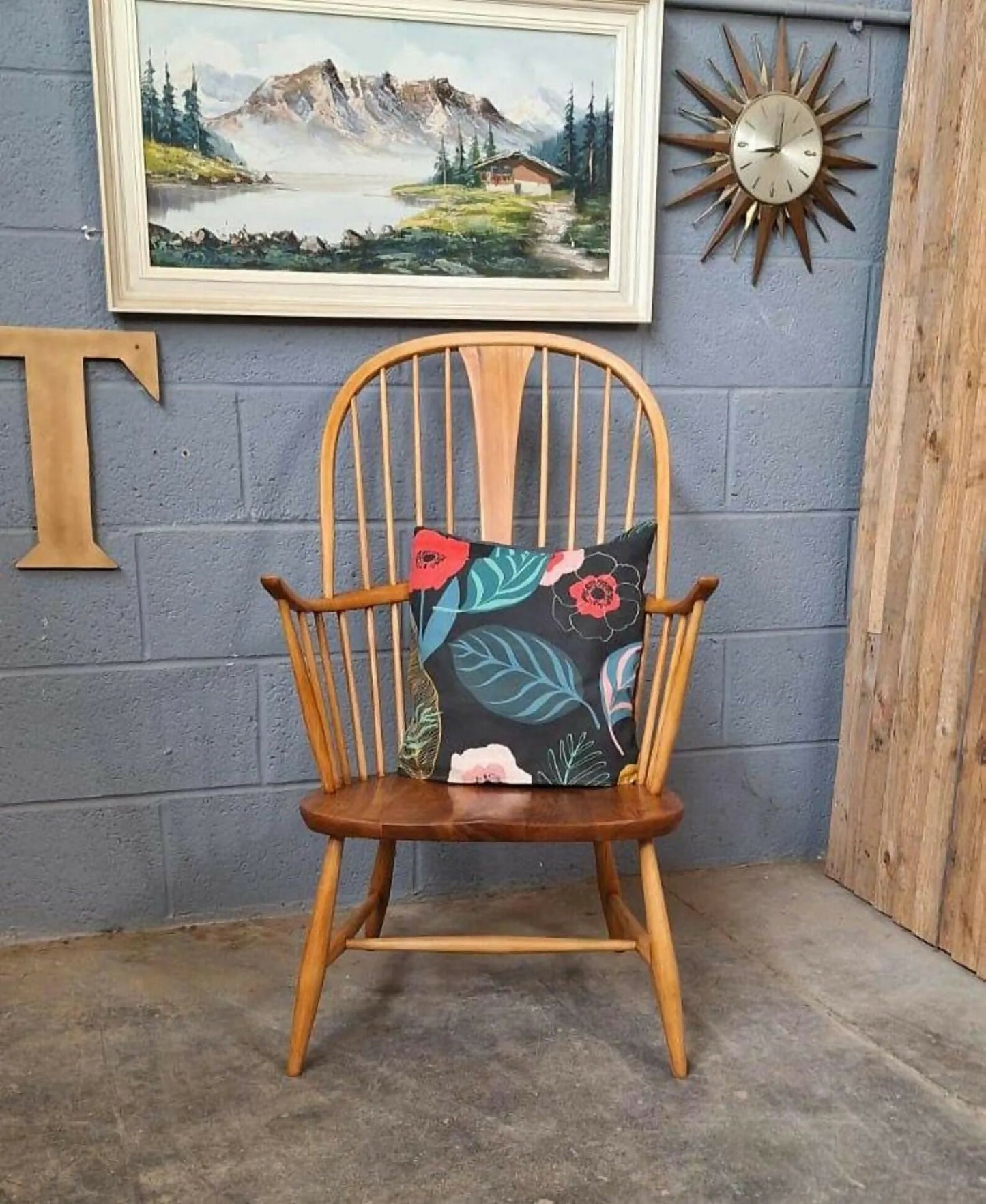 Ercol Chairmaker's Chair ~ mid century ~ vintage ~ refurbished