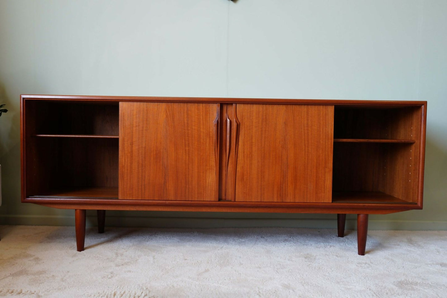 Axel Christiansen For Aco Møbler Teak Retro Sideboard – Denmark, C. 1960s