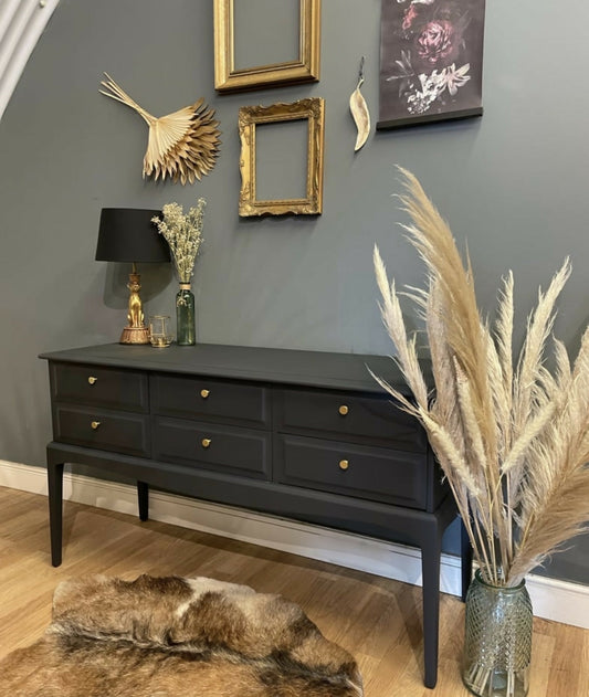 Pro spray painted Stag console table / sideboard ANY COLOUR