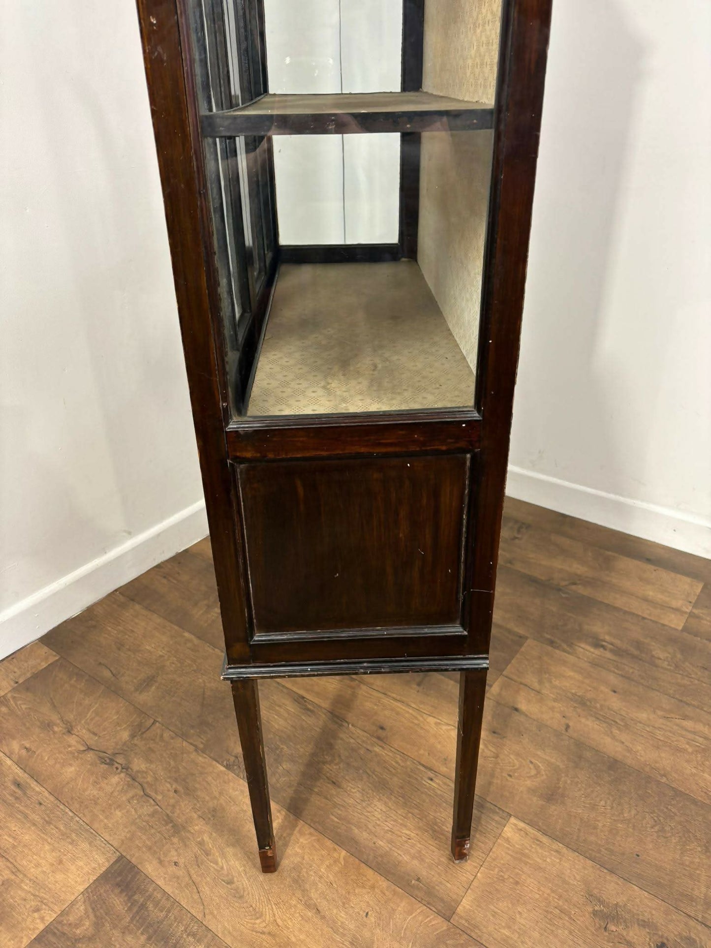 Edwardian Mahogany Inlaid Display Cabinet