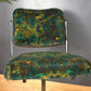 Refurbished Vintage 1950s Tansad Industrial Swivel Chair in Blackpop Velvet