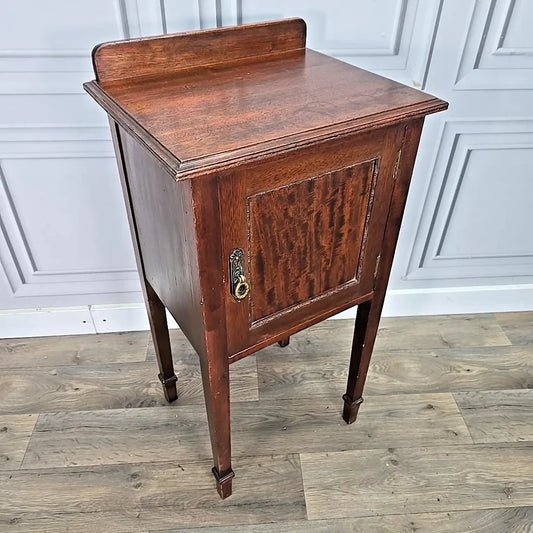 Antique Bedside Cabinet Pot Cupboard Table Edwardian Waring & Gillows Mahogany