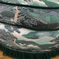 1960s Vintage Fluted Back Chair – Completely Reupholstered in Japanese-Inspired Designer Fabric