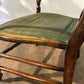 Edwardian Beech Armchair With Faux Rosewood Finish