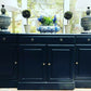 Large Painted Black Sideboard/Buffet/Credenza